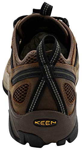 KEEN Utility Men's Atlanta Cool Low Height Breathable Steel Toe Work Shoes, Cascade Brown/Forest Night, 9.5