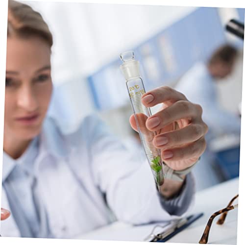 Tubos de centrífuga de vidrio para experimentos científicos PRETYZOOM 3