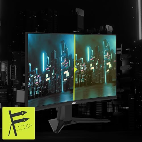 Image of msi MAG 245C X24 24-inch 1920 x 1080 (FHD) Gaming Monitor, 240Hz, AMD FreeSync Premium, HDR Ready, HDMI, VGA Port, VESA, Tilt,1ms, Black