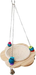 Mipcase Brinquedos Para Mastigar Brinquedos Para Pássaros Brinquedos Para Pássaros Pequenos Suporte Para Papagaio Brinquedos Para Calopsita Suporte Para Balanço De Papagaio Balanço