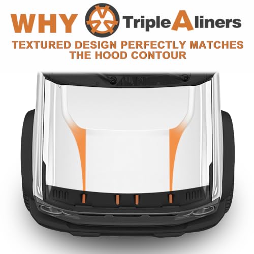 Image of TripleAliners Hood Bug Deflector Protector for 2021-2026 Ford Bronco