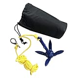 ★ Kit de anclaje completo de kayak / paleta que incluye anclaje, cuerda de 16,4 pies y gancho de resorte y bolsa de almacenamiento.