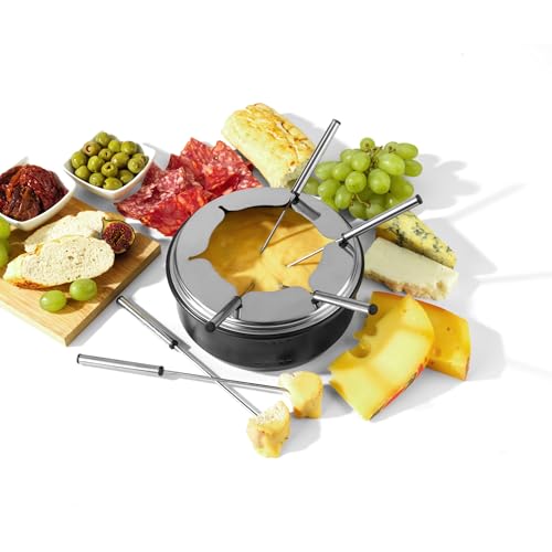 Salter 2-in-1 Raclette-Grill und Fondue-Set, elektrisch, 1400 W – Bild 5