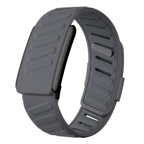 VeveXiao Wytrzymała wygodna silikonowa opaska na nadgarstek kompatybilna z WHOOP 5 | Whoop MG Bands, trwały, miękki silikonowy sportowy pasek pętelkowy dla mężczyzn i kobiet, z metalowym złączem
