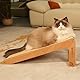 CheerPals Dual-Use Sisal Kratzbrett Katzen- Large 63cm H, Massivholz Buche & Natürliche Sisal Kratzsäule Katze, L-förmige Kratzmöbel für alle Katzen Spielen, Entspannen
