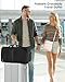 Large Duffle Bag for Women & Men, 40L Foldable Weekender Bag with Shoe Compartment and Wet Pocket, Waterproof Travel Duffel Bags for Gym Overnight Camping, Black