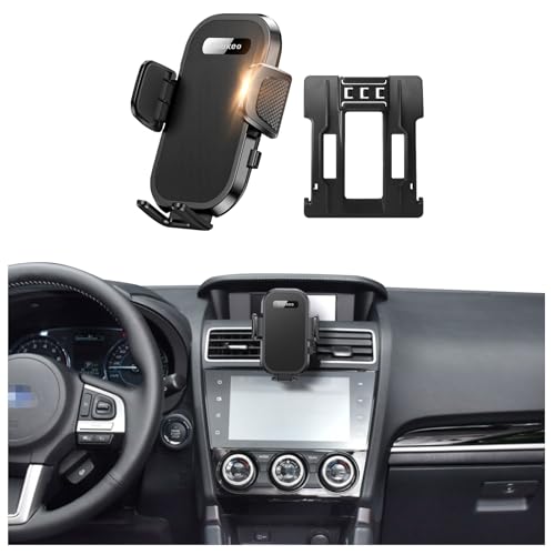 soukeo Upgraded Car Phone Holder Fits for Subaru Forester 2014-2018 Auto Accessories,Cradles Adjustable Cell Phone Mount for 4-7 in Phones