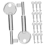 MAGICLULU 20 Stück Teiliges Metall Not Aus Tasten Schlüssel Variante Alarm Reset Schlüssel für...