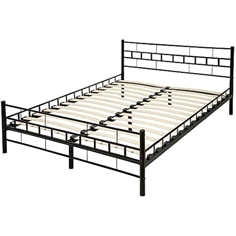 Lit double TecTake 140x200 cm Cover