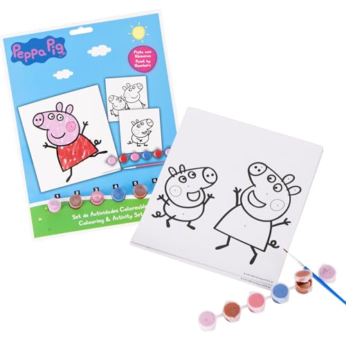 Set Coloreable por Números Peppa Pig para Niños | Actividad Educativa con Dibujos y Números para Pintar