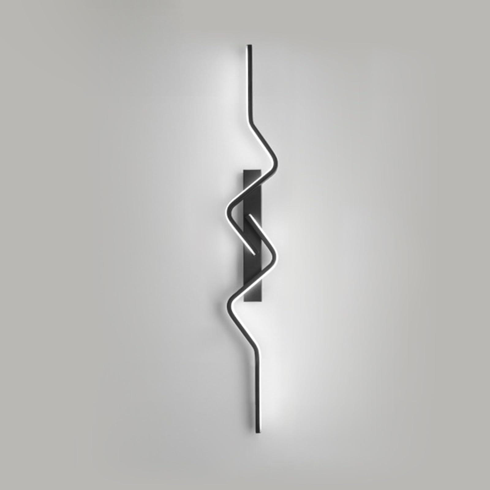 Lámpara de pared negra regulable ideal para pasillos y dormitorios modernos