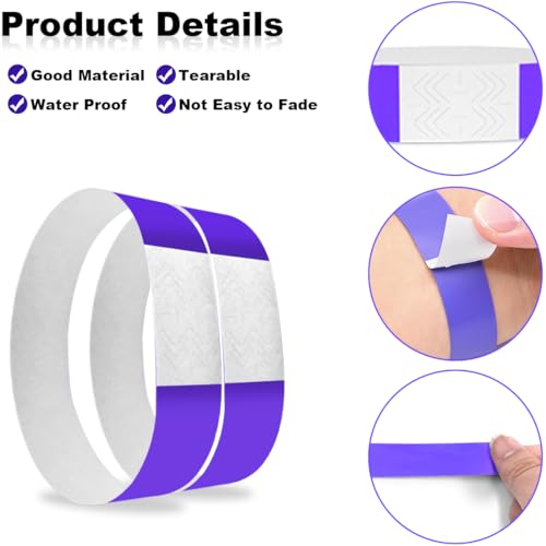 LICQIC 200 Pcs Color Combinations Event Wristbands, Party Wristbands - Image 4
