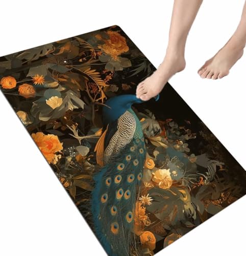 Alfombrilla Baño Alfombra Baño Secado Rapido Alfombra de Baño Antideslizante 80x150 cm Súper Absorbente Alfombra Ducha Alfombra Diatomita Baño Alfombras Alfombra Baño Piedra Stone Bath Mat Natural 893