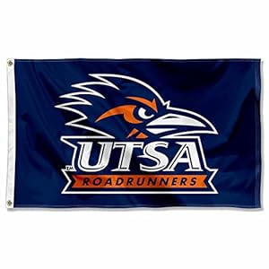 Texas San Antonio Roadrunners UTSA University Large College Flag