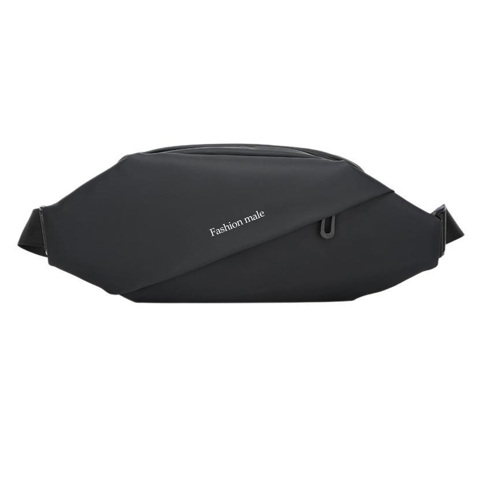 Ogetok Large Crossbody Waist Bag for Women Men, Fanny Pack Phone Bag for Running, Waterproof Belt Bag Fits All Phones, Bum Bag with Adjustable Strap for Sport Travel Workout Hiking Cycling (Black)