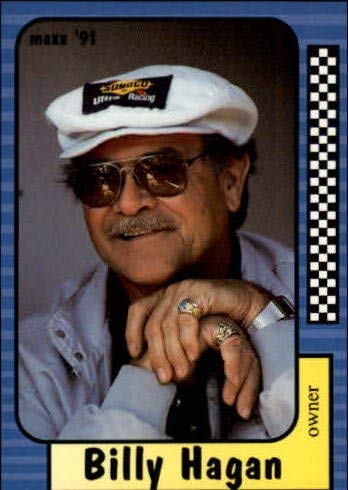1991 Maxx #55 Billy Hagan Racing Trading Card