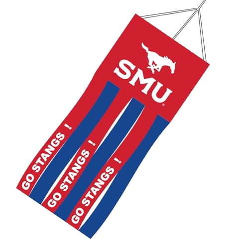 College Flags & Banners Co. Southern Methodist Mustangs Windsock