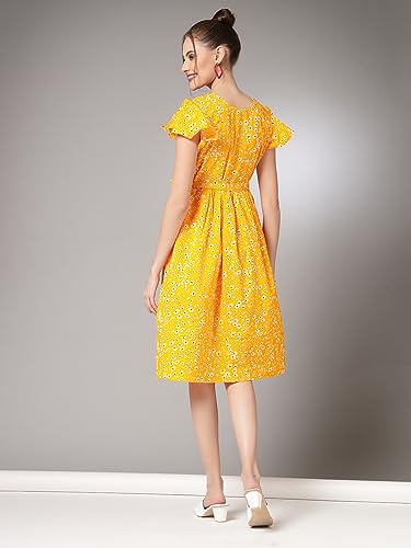 Image of OOMPH! Women's Fit and Flare Knee Length Dress