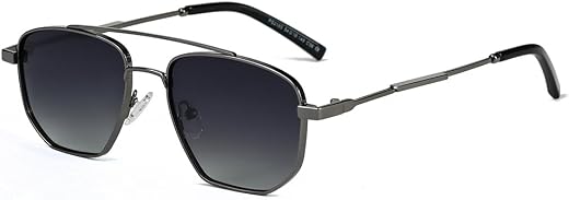 THE MEN THING Men's Square Polarized Sunglasses