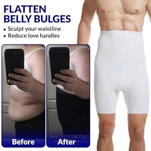 The Natural Posture Men's Tummy Control Compression Shorts - Slimming Boxer Briefs – Lightweight Stomach Shapewear2