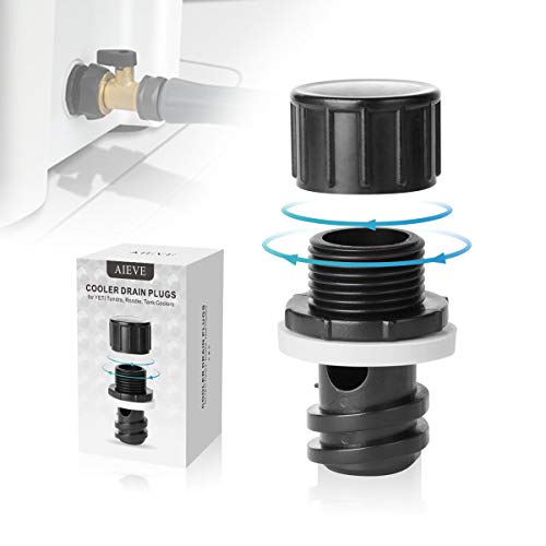 AIEVE Drain Plug Hose Connection for YETI Cooler, Cooler Plug Hose Connection Cooler Drain Plug Replacement for YETI Cooler YETI Tundra Cooler, Roadie Cooler, Tank Cooler Accessories