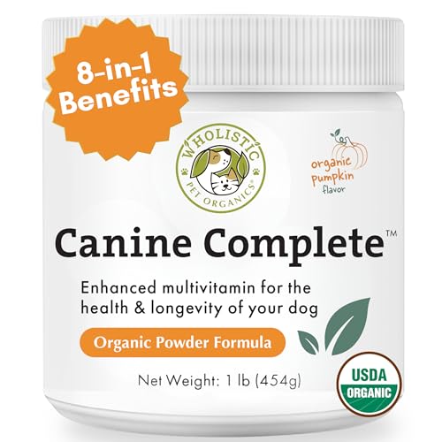 Wholistic Pet Organics Canine Complete - Dog Multivitamin Powder ...