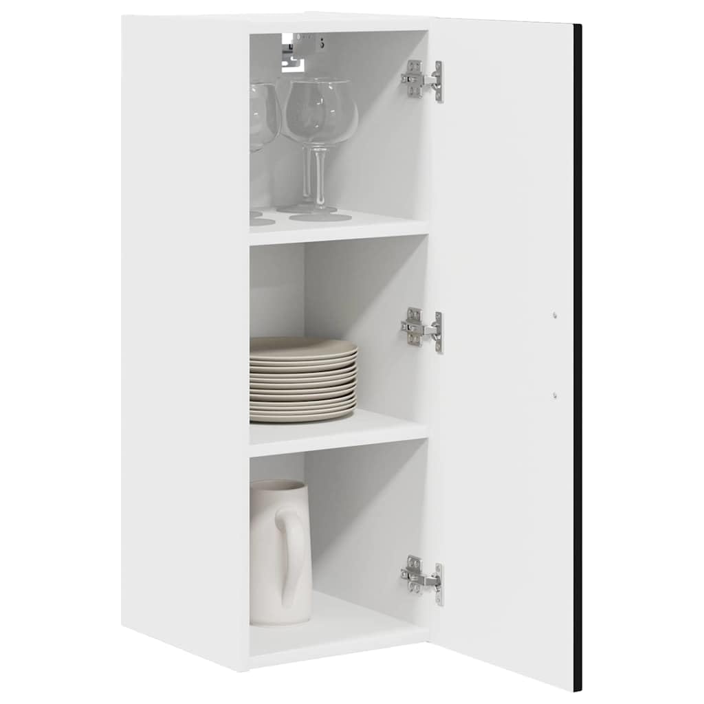 vidaXL Front do zmywarki Kalmar Czarny 30 x 31 x 80 cm