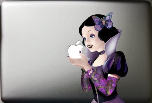 Jammerz Princess Decal for 15" Macbooks - glossy vinyl sticker