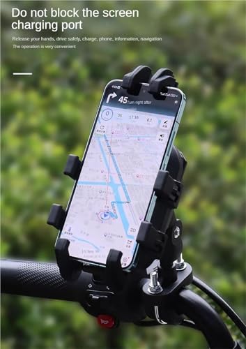 Soporte GPS Yamaha NMAX 155 manillar fijo y seguro 6