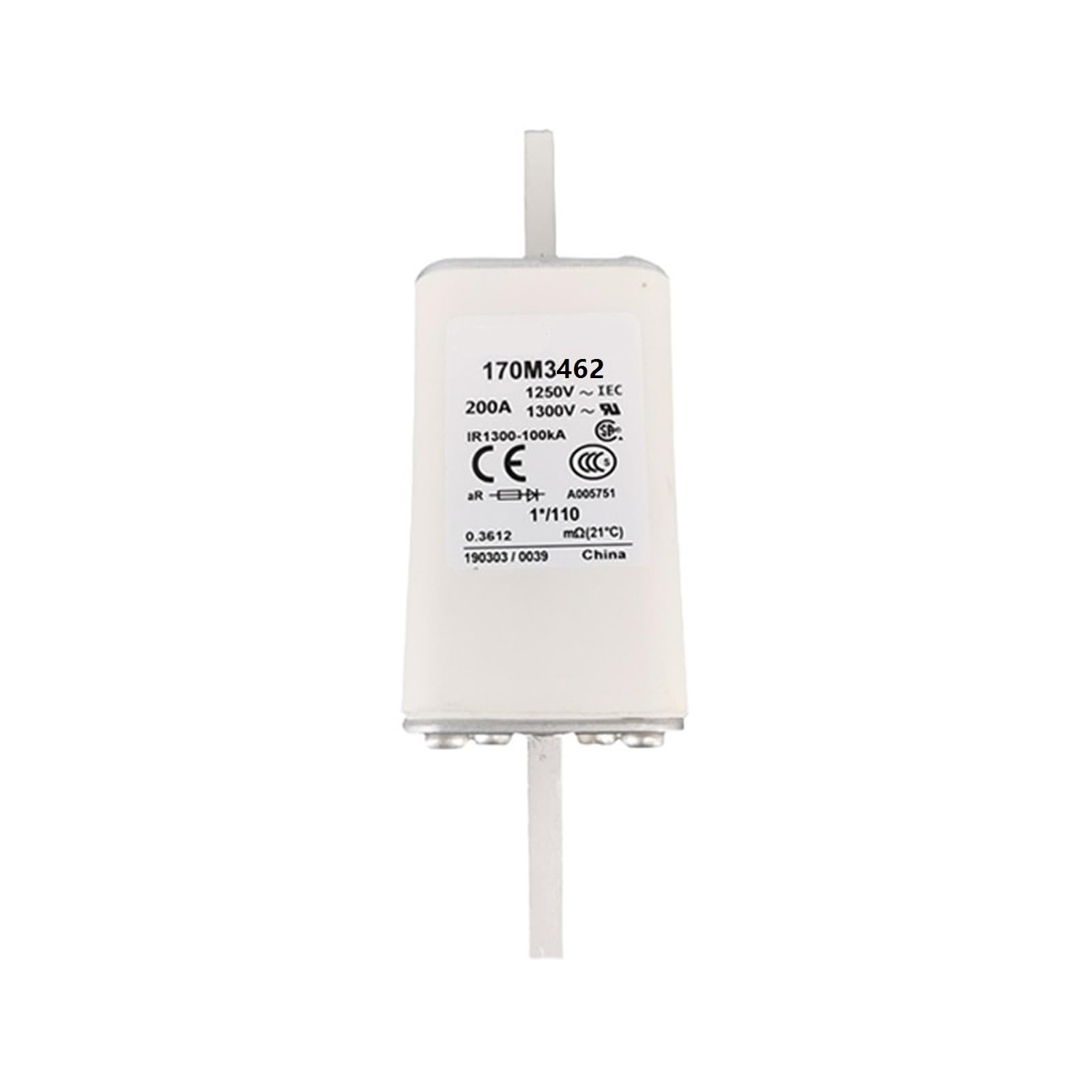 Fusible 170M3462 170M3463 haute performance pour réseau électrique