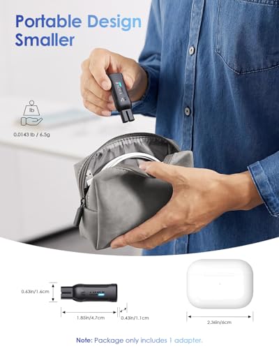 5V Type-C scheerapparaatadapter/oplader/converter voor OneBlade QP1924/QP2724/QP2834/QP4530/MG-serie, USB-C voedingsadapter voor elektrische scheerapparaten (1 stuk, kabel niet inbegrepen) - Afbeelding 5