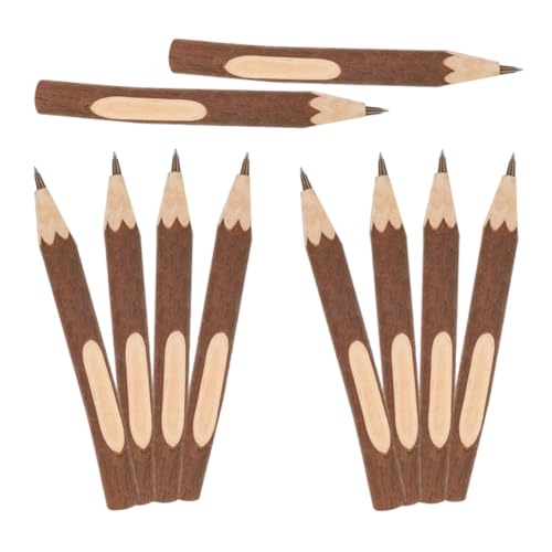 Hemobllo Bolígrafos de Madera Naturales 10 Unidades 13 Cm