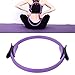 Gigicial Balanced Bodies Ultra Fit Circle Pilates Ring, Great Exercisers for Legs, Women Home Workout or Studio, Thigh Master Inner Exerciser, Yoga Ring Equipment (Purple)
