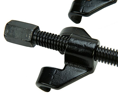 FreeTec 2-TLG Profi Federspanner Montagespanner Satz Tuning Tieferlegung Spanner Feders Set 4 Krallen Spannweite bis 380mm für Tieferlegungs Federn Fahrwerk