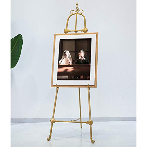 Chevalet d'artiste en métal pliable pour peinture extérieure et atelier