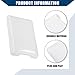 Hihaha No.8124120060 Car Interior Overhead Dome Light Cover Len for Toyota 4Runner Camry Corolla/Inner Roof Map Lamp Cover/Durable Plastic / 1 Pcs