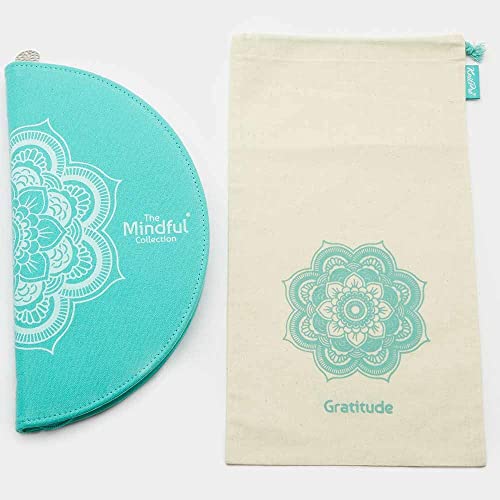 KnitPro The Mindful Collection Gratitude Interchangeable Needles Set 5" (13cm), Silver, 3mm-12mm - Image 2