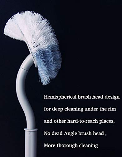 2 Pack Upgrade Toilet Brush with Hooks