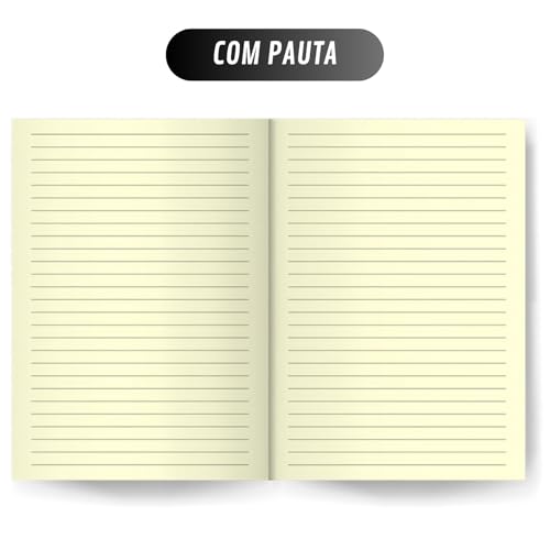 Kit 3 Caderneta Anotações Moleskine Capa Dura Pautada ou Sem Pauta com Elastico 14x21 A5 160pag Marc