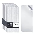 10 Pack Large Acoustic Panels, 48 x 24 Inch High Density Soundproof Panel for Walls, Self-Adhesive Sound Proof Panels for Recording Studio, Home, Office, Theater(Grey)