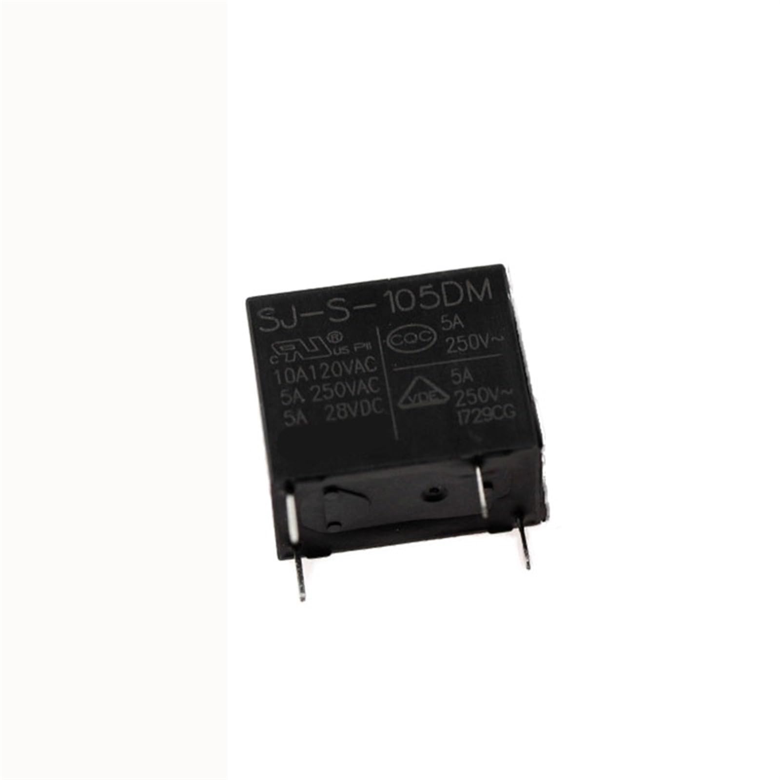 Relais 5V SJ-S-105DM commutateur DC5V 5A pour circuit imprimé