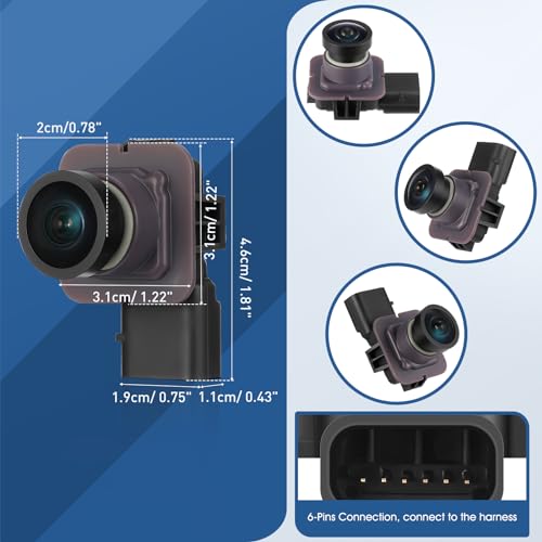 Image of Rear View Backup Reverse Camera Compatible with Ford Escape 2014 2015 2016, Safety Parking Back Up Assist Camera OE Number GJ5T19G490AD GJ5T-19G490-AB EJ5Z-19G490-A