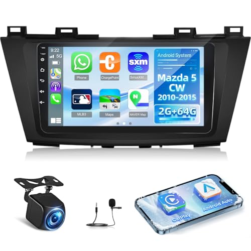 Radio para Mazda 5 CW 2010-2015 Volxcereo 9" Android miniatura 1