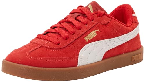 Puma Puma Club II Era Baskets en Daim Unisexe, for All Time Red Puma White Puma Gold, 43 EU