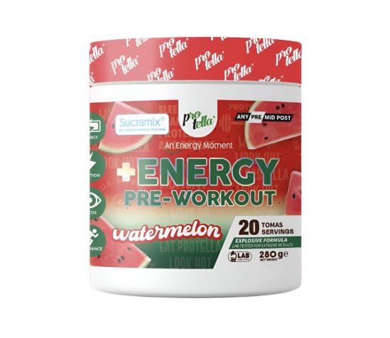 Pre Entreno - Protella - Pre-Workout (280 g, Sandía)