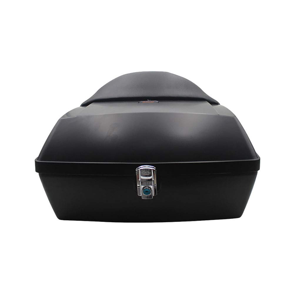 Coffre de moto universel avec dossier de rangement pour casque de touring et cruiser