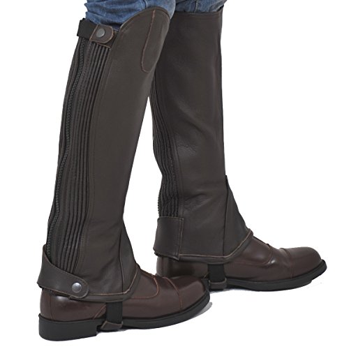 Riders Trend Reiterchaps Vollnarbenleder Mini