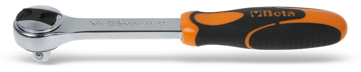 BETA 910/55K - Cricchetto reversibile con attacco quadro maschio 3/8" cromato