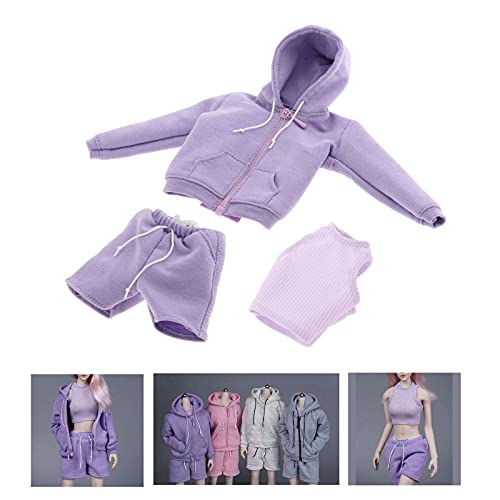 DYNWAVE 1: 6ª Moda Sportswear Set Hoodie Tops & Shorts Activewear para 12 Polegadas HT ação Cy Girl