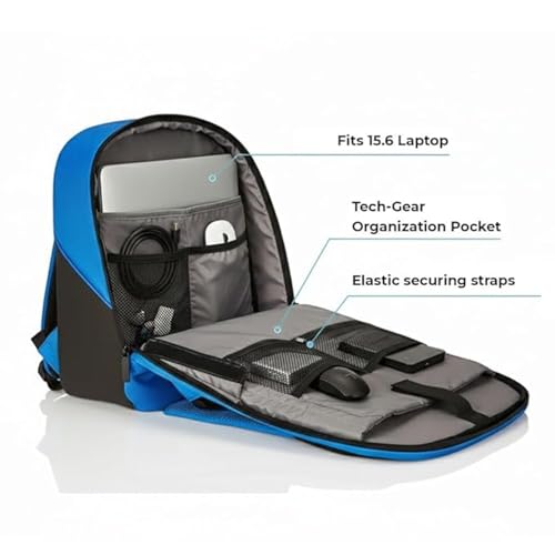 Image of Smart LED Backpack with App Control Digital Display, Programmable Pixel Screen Laptop Backpack for Men Women, Water Resistant Anti Theft USB School College Travel Gaming Bag Fits 15.6 Inch Laptop